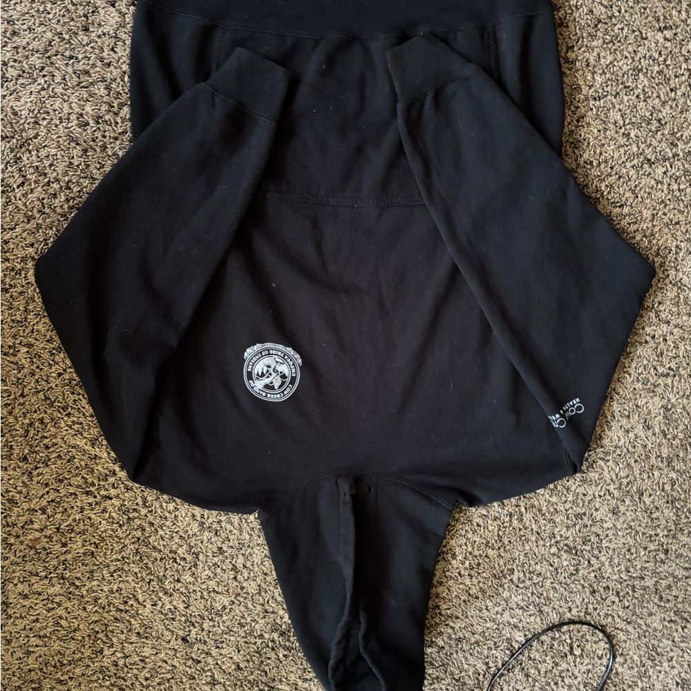 Mens Black Hoodie.
